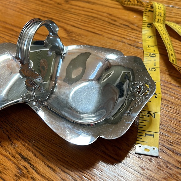 Continental Chrome 3054 MCM style nut/mint dish.  Sone smudges/scratches. - Picture 8 of 9